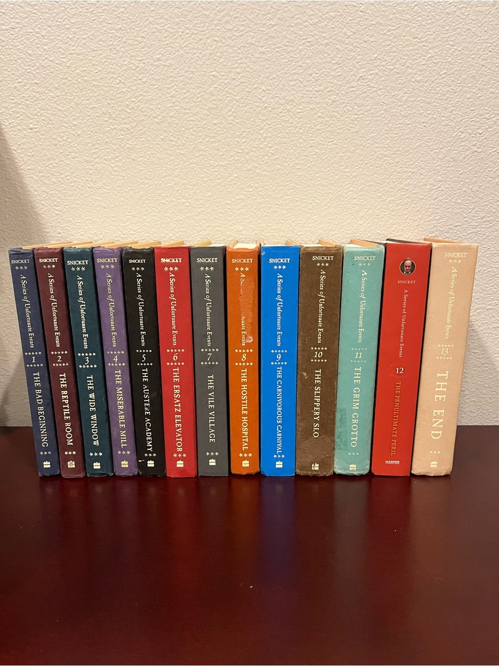 Lemony Snicket A Series of Unfortunate Events Complete Hardcover Set Books 1-13